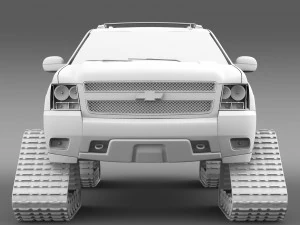 chevrolet avalanche z71 crawler 3D Model