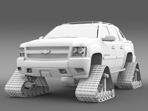 chevrolet avalanche z71 crawler 3D 모델