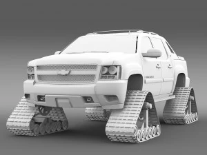 chevrolet avalanche z71 crawler 3D Model