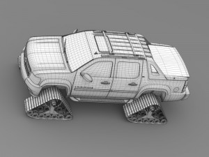 chevrolet avalanche z71 crawler 3D 모델