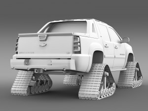 chevrolet avalanche z71 crawler 3D 모델