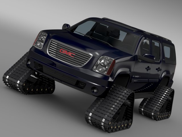 gmc yukon xl crawler Model 3D .c4d .max .obj .3ds .fbx .stl .blend 