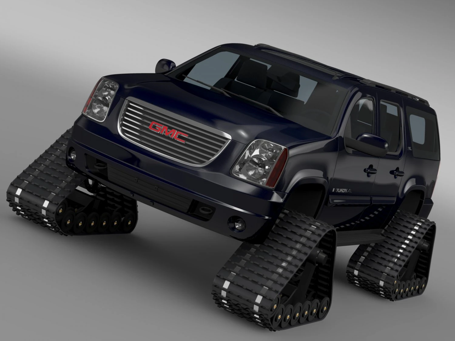 gmc yukon xl crawler 3D Model .c4d .max .obj .3ds .fbx .stl .blend