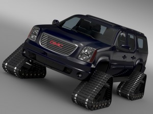 gmc yukon xl crawler 3D Model