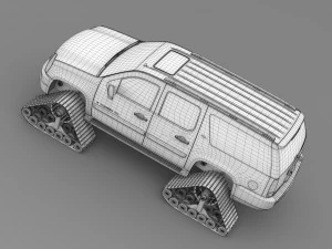 gmc yukon xl crawler 3D Model