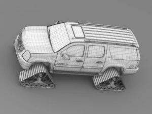 gmc yukon xl crawler 3D Model