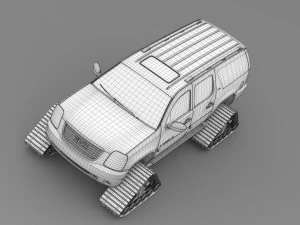 gmc yukon xl crawler 3D Model