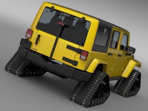 jeep wrangler unlimited x1 crawler 2016 Model 3D