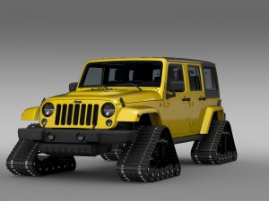 jeep wrangler unlimited x1 crawler 2016 Model 3D