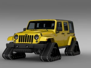 jeep wrangler unlimited x1 crawler 2016 3D Model