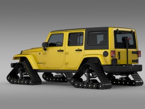 jeep wrangler unlimited x1 crawler 2016 Model 3D