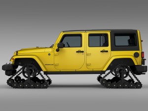 jeep wrangler unlimited x1 crawler 2016 Model 3D