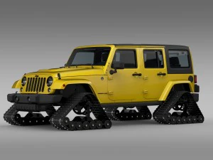 jeep wrangler unlimited x1 crawler 2016 3D Model