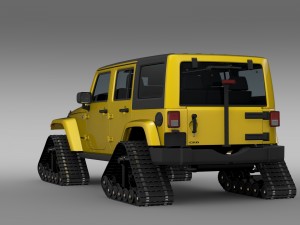 jeep wrangler unlimited x1 crawler 2016 Model 3D