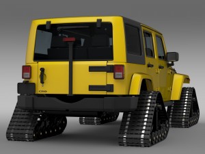 jeep wrangler unlimited x1 crawler 2016 Model 3D