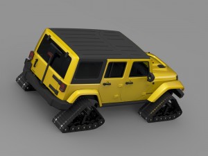 jeep wrangler unlimited x1 crawler 2016 Model 3D