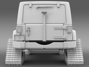 jeep wrangler unlimited x1 crawler 2016 Model 3D