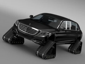 perayap mercedes maybach pullman 2016 Model 3D