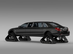 mercedes maybach pullman crawler 2016 3D 模型