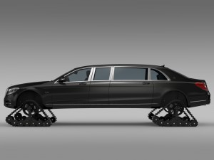mercedes maybach pullman crawler 2016 3D 模型