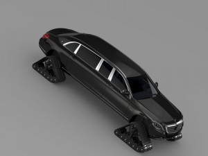 mercedes maybach pullman crawler 2016 3D 模型
