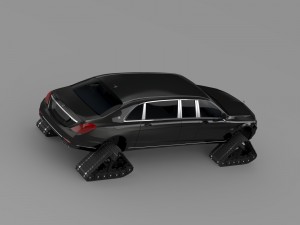 mercedes maybach pullman crawler 2016 3D 模型