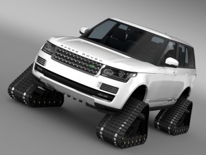 range rover supercharged l405 crawler 2016 3D Model