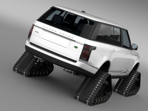 range rover supercharged l405 crawler 2016 3D Модель