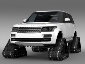 range rover supercharged l405 crawler 2016 3D Модель