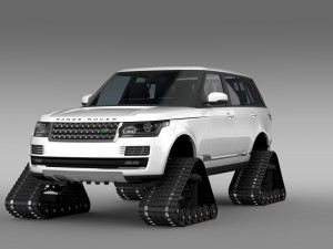 range rover supercharged l405 crawler 2016 3D Модель