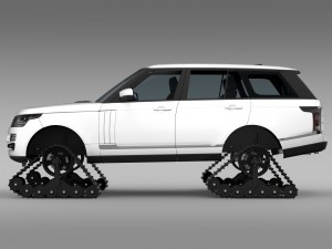 range rover supercharged l405 crawler 2016 3D Модель