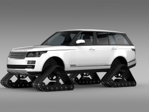 range rover supercharged l405 crawler 2016 3D Модель