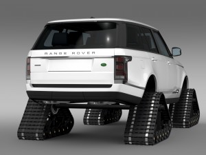 range rover supercharged l405 crawler 2016 3D Модель