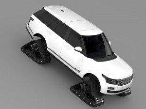 range rover supercharged l405 crawler 2016 3D Модель