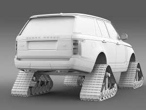 range rover supercharged l405 crawler 2016 3D Модель
