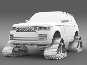 range rover supercharged l405 crawler 2016 3D Модель