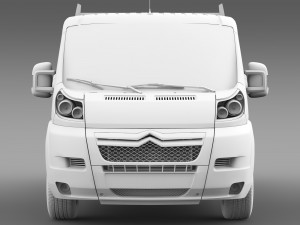 citroen jumper crew cab truck 2009-2014 3D मॉडल