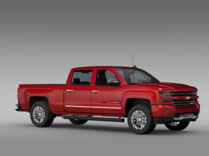 chevrolet silverado ltz z71 crew cab gmtk2 st b Modelo 3D