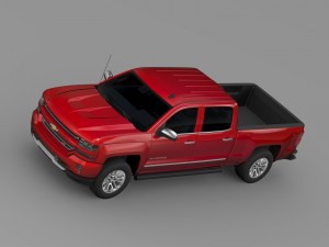 chevrolet silverado ltz z71 crew cab gmtk2 st b Modelo 3D