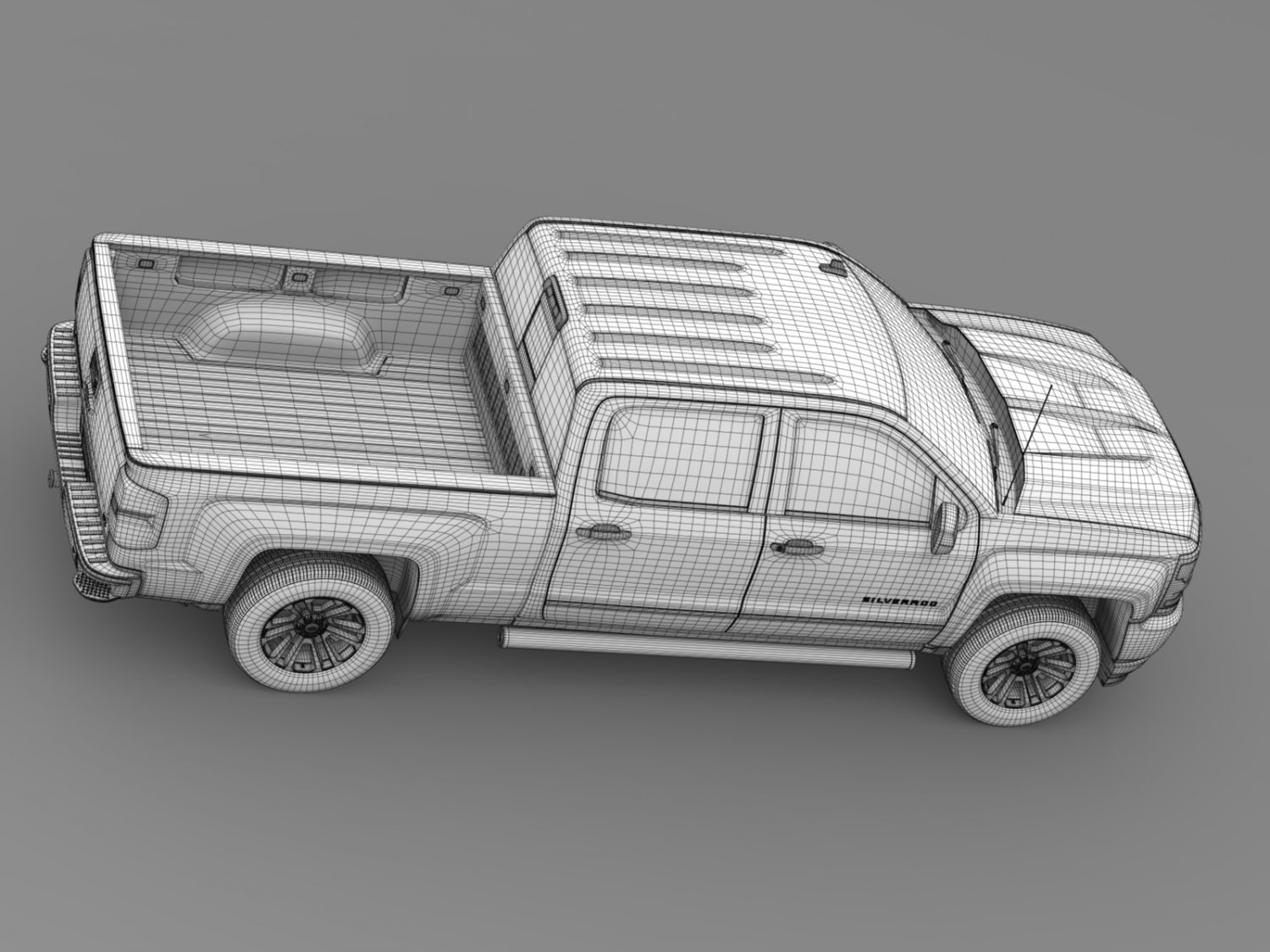 3d модель chevrolet