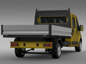 citroen jumper crew cab truck 2016 3D Model