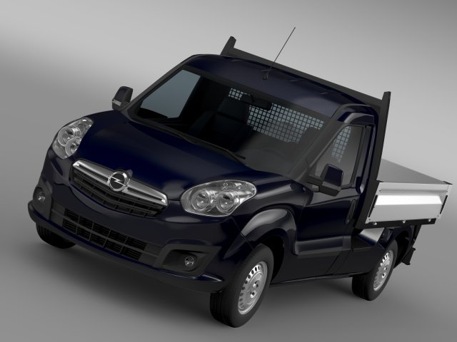 opel combo tipper 2015 3D 모델 .c4d .max .obj .3ds .fbx .stl .blend 