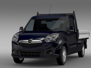 opel combo tipper 2015 3D 모델