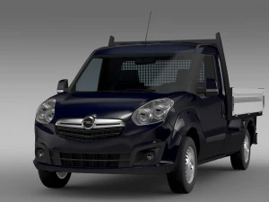 opel combo tipper 2015 3D Model