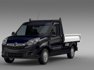 opel combo tipper 2015 3D 모델