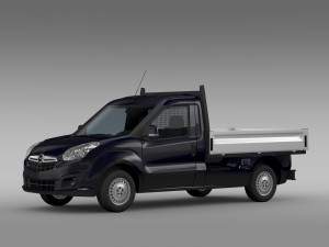 opel combo tipper 2015 3D 모델
