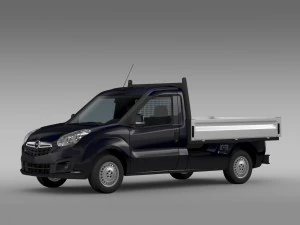 opel combo tipper 2015 3D Model