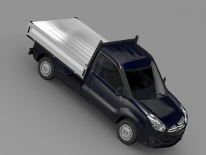 opel combo tipper 2015 3D Model