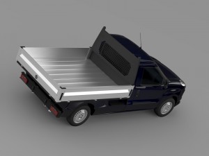 opel combo tipper 2015 3D 모델