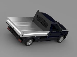 opel combo tipper 2015 3D Model